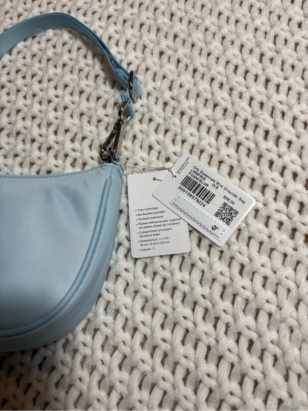 NWT lululemon foam cloud city essentials mini shoulder bag 1L - Picture 3 of 11